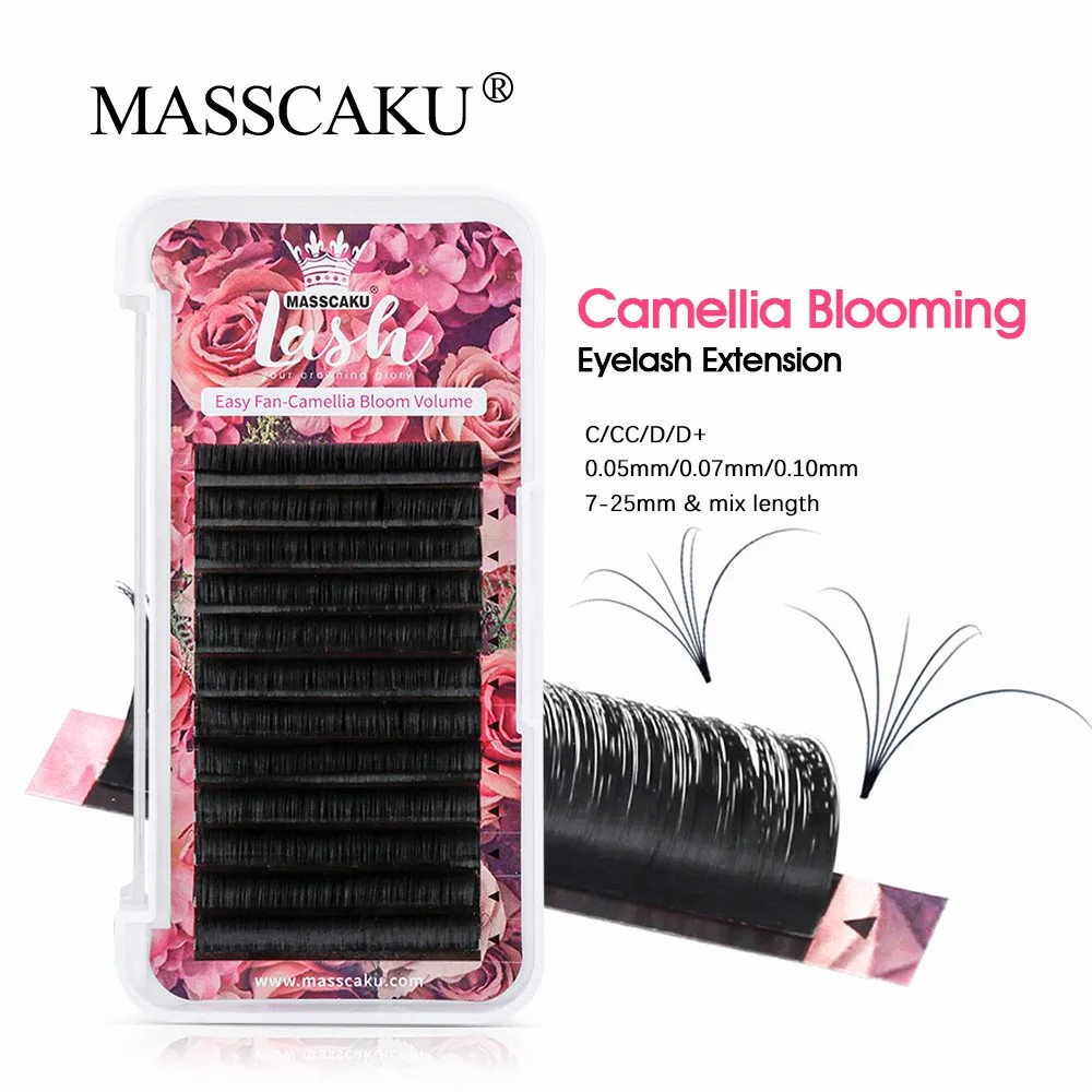 MASSCAKU Easy Fanning Volume M - Eyelash Extension Human Hair 评论和价格